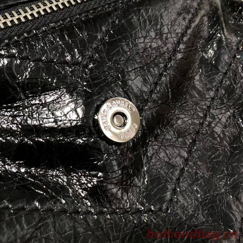 Yves Saint Laurent Niki Leather Shoulder Bag Y577124 Black