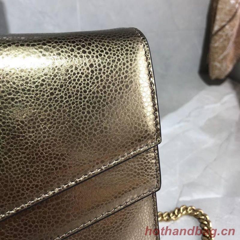 Yves Saint Laurent Original Leather Shoulder Bag Y554763 Bronze Gold Yves Saint Laurent Original Leather Shoulder Bag Y554763 Bronze Gold