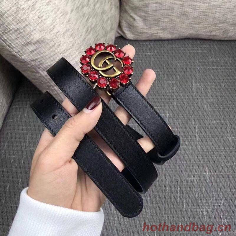 Gucci 2CM Leather Belt 414521 Black Gucci 2CM Leather Belt 414521 Black