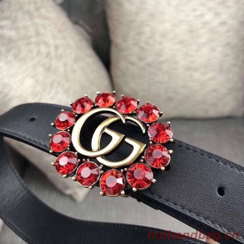 Gucci 2CM Leather Belt 414521 Black Gucci 2CM Leather Belt 414521 Black