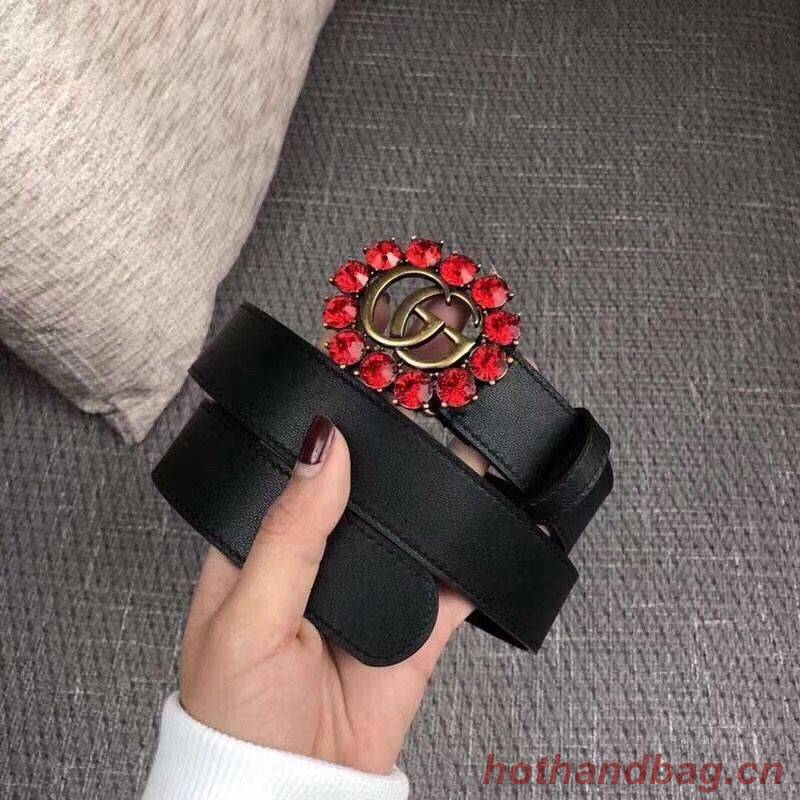 Gucci 2CM Leather Belt 414521 Black Gucci 2CM Leather Belt 414521 Black