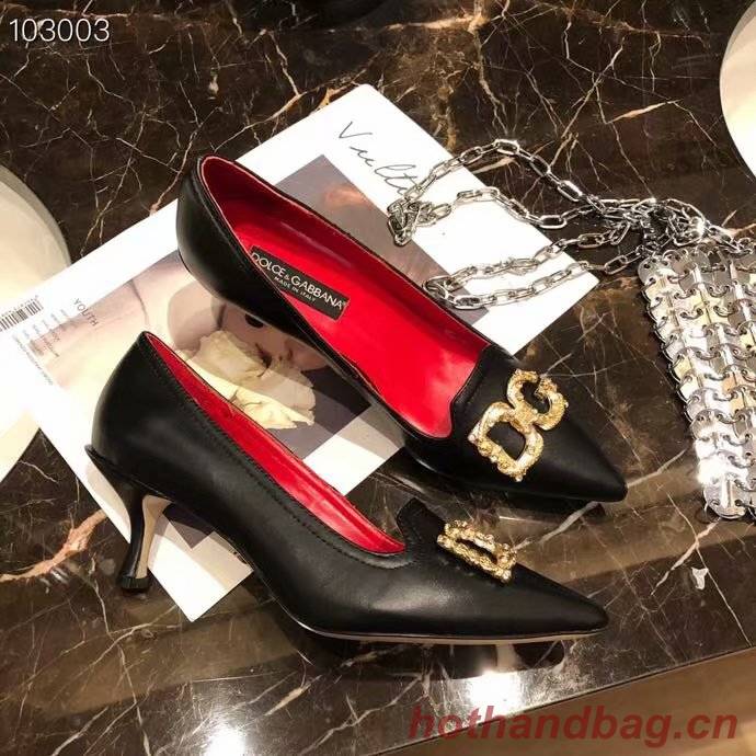 Dolce & Gabbana 6CM High Heels Shoes DG447SJC-4