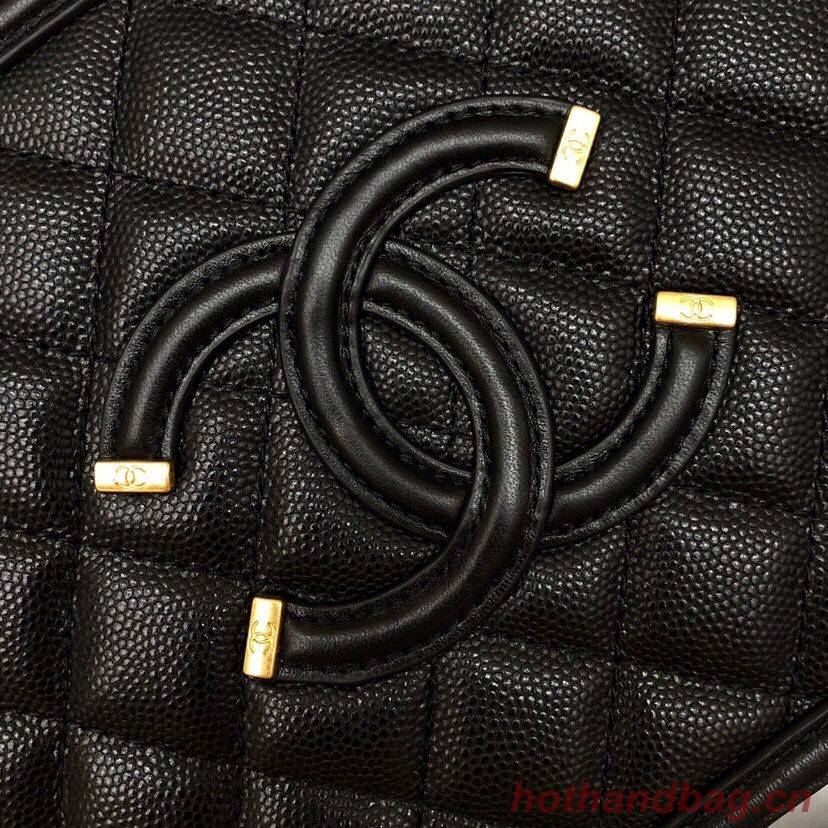 Chanel Cosmetic Bag A93343 black 