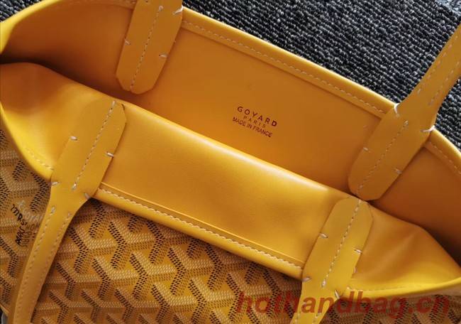 Goyard Calfskin Leather Mini Tote Bag 6782 Yellow