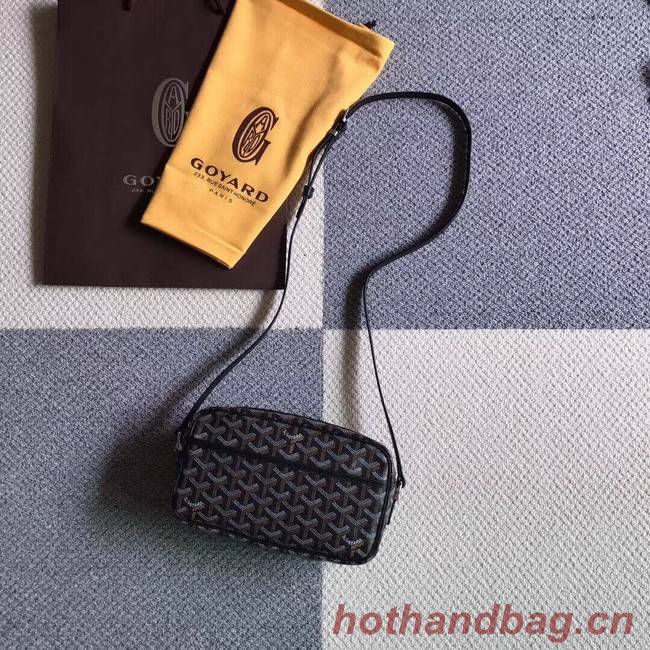 Goyard Calfskin Leather Shoulder Bag 6788 Black