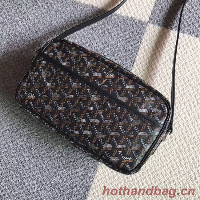 Goyard Calfskin Leather Shoulder Bag 6788 Black