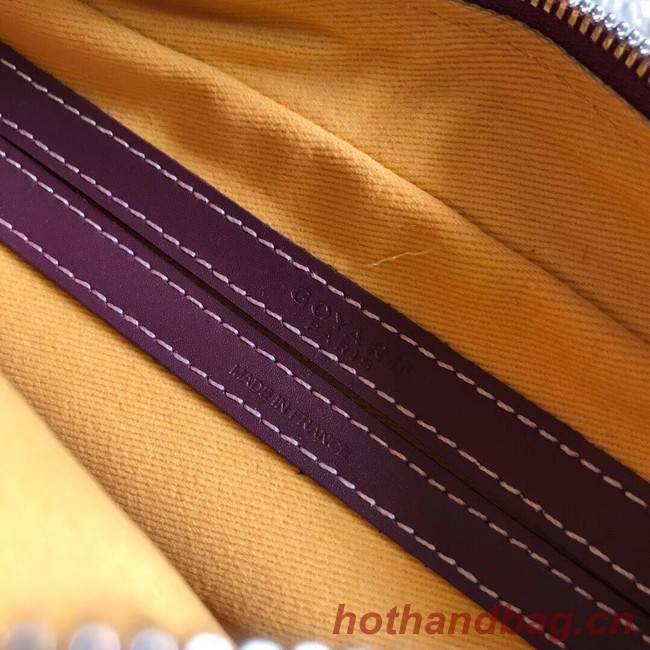 Goyard Calfskin Leather Shoulder Bag 6788 Wine