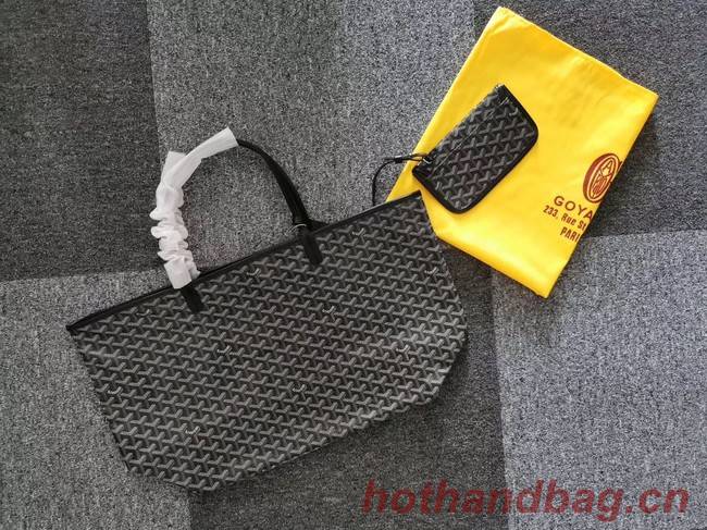 Goyard Calfskin Leather Tote Bag 6783 Black