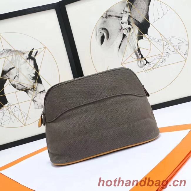 Hermes Cosmetic Bag H3699 Grey