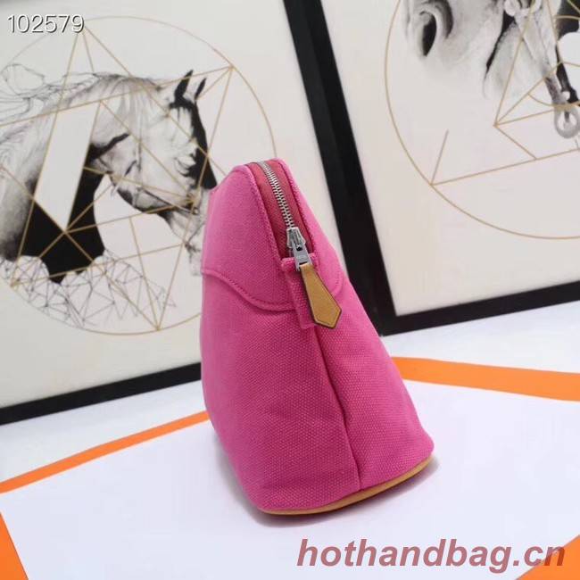 Hermes Cosmetic Bag H3699 Rose