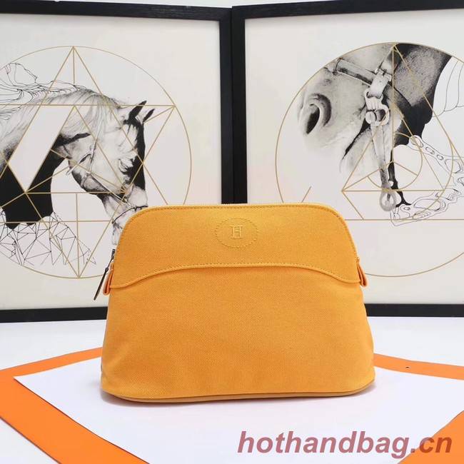 Hermes Cosmetic Bag H3699 Yellow