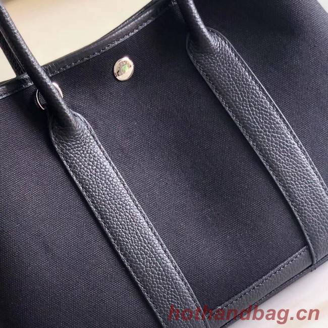 Hermes Garden Party 36cm Tote Bags Original Leather A3698 Black