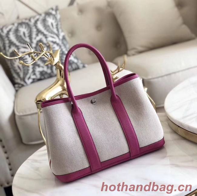 Hermes Garden Party 36cm Tote Bags Original Leather H3698 Rose