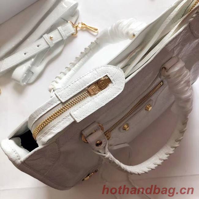 Balenciaga The City Handbag Calf leather 382568 white