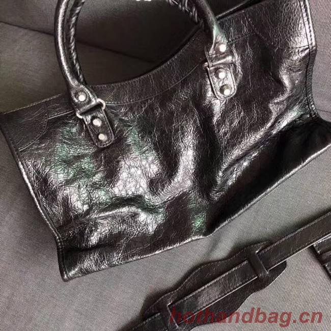 Balenciaga The City Handbag Calf leather 382569 black