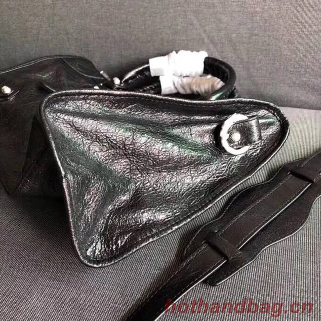 Balenciaga The City Handbag Calf leather 382569 black