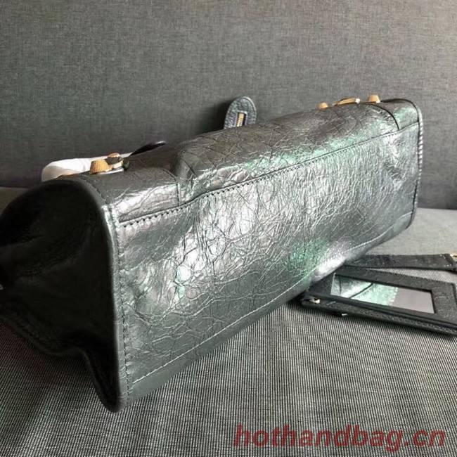 Balenciaga The City Handbag Calf leather 382569 grey