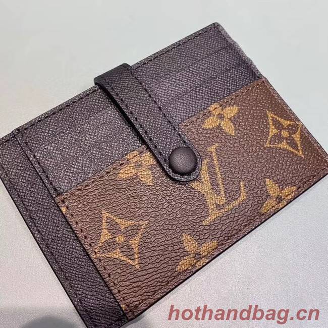 Louis Vuitton Monogram Canvas Card Holder M61730 Black