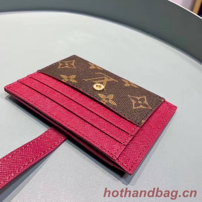 Louis Vuitton Monogram Canvas Card Holder M61730 Purple
