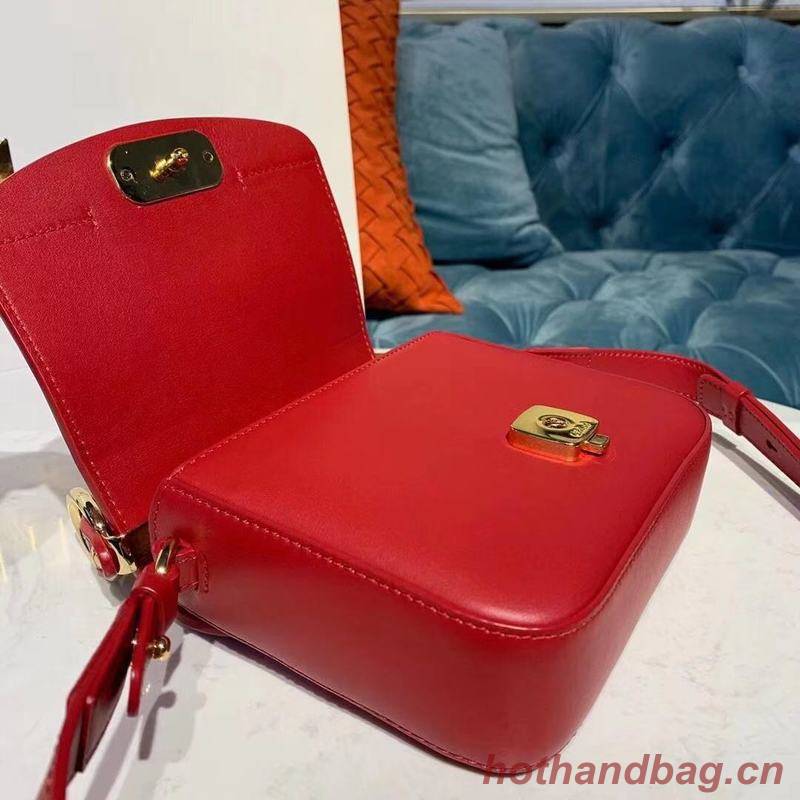 Chloe Original Calfskin Leather Top Handle Small Bag 3S030 Red