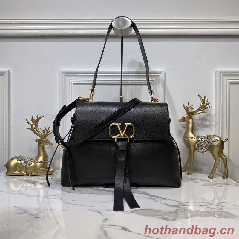 VALENTINO Origianl Leather Bag V0012 Black
