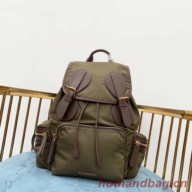 Burberry Large Backpack Fabric BU3699 green