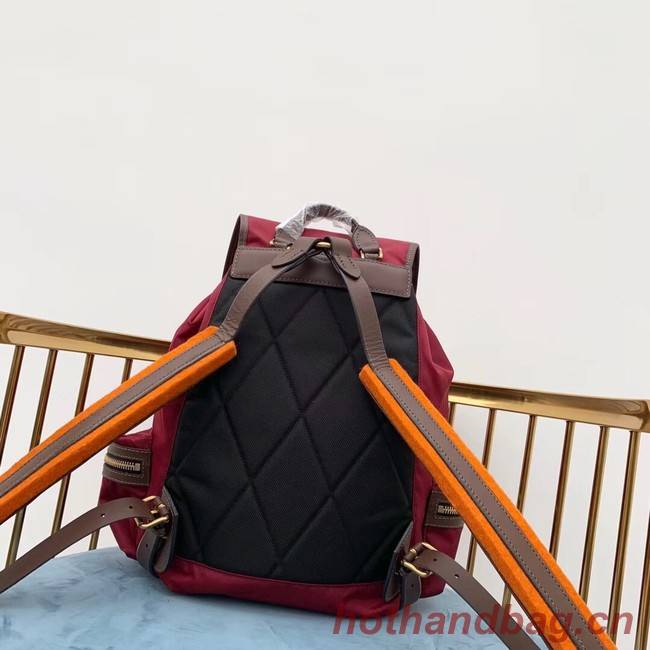 Burberry Large Backpack Fabric BU3699 red