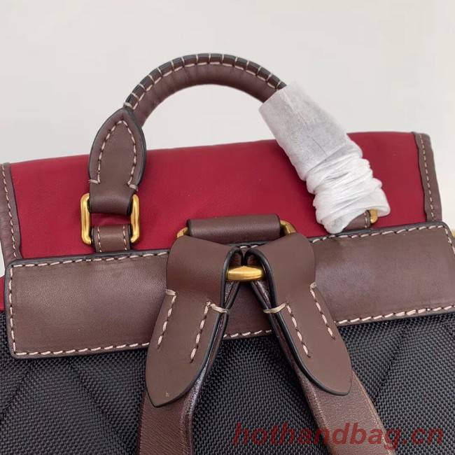 Burberry Large Backpack Fabric BU3699 red