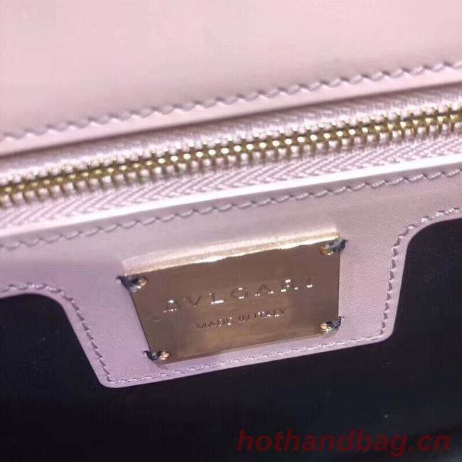 BVLGARI Medium Shoulder Bag Calfskin Leather BG22890 pink