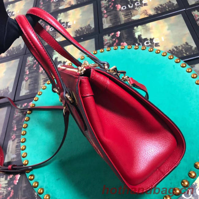 Gucci Ophidia small GG tote bag 547551 red