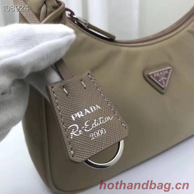 Prada Re-Edition 2000 nylon mini-bag 1NE515 Khaki