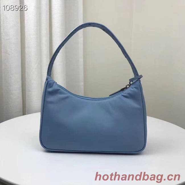 Prada Re-Edition 2000 nylon mini-bag 1NE515 light blue 
