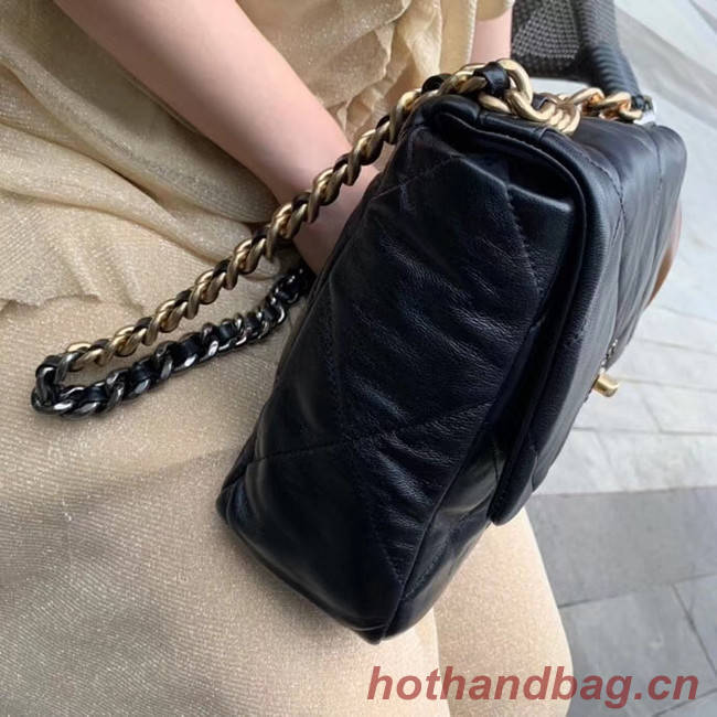 Chanel 19 flap bag AS1161 black