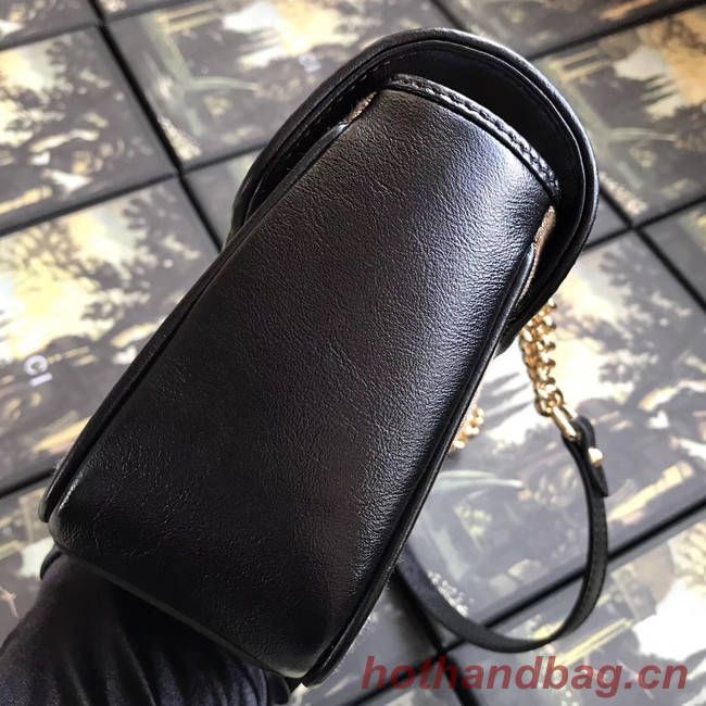 Gucci GG Marmont small shoulder bag 443497 black 