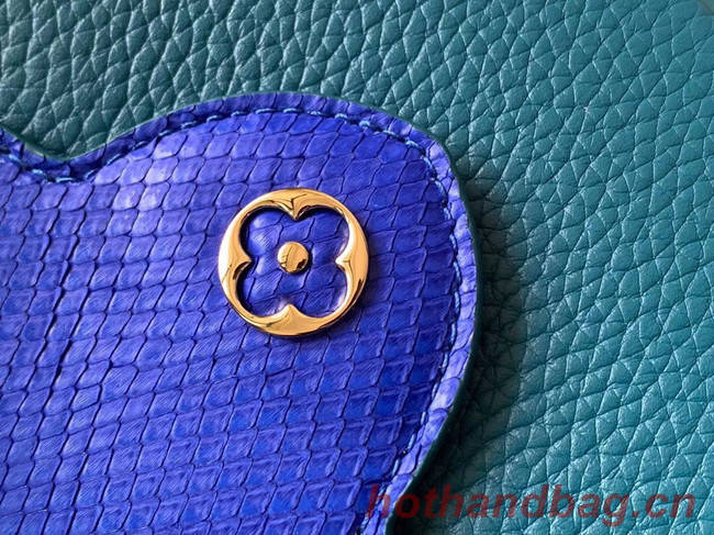 Louis Vuitton Original Taurillon leather CAPUCINES BB M95509 blue