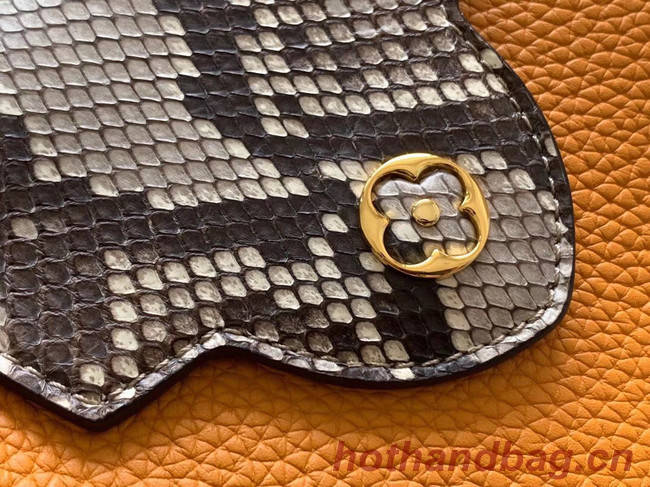 Louis Vuitton Original Taurillon leather CAPUCINES BB M95509 yellow