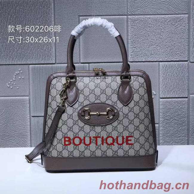 Gucci Ophidia small GG tote bag 602206 brown