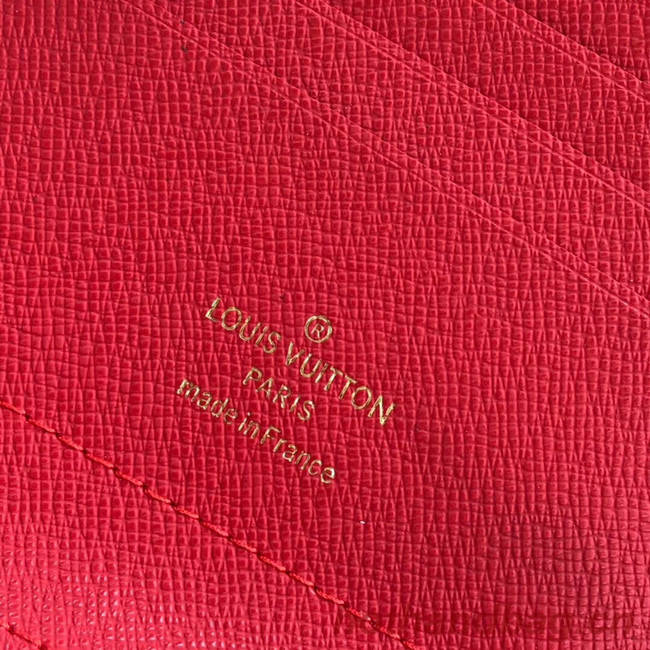 Louis Vuitton Monogram Canvas Card Holder M66533 red