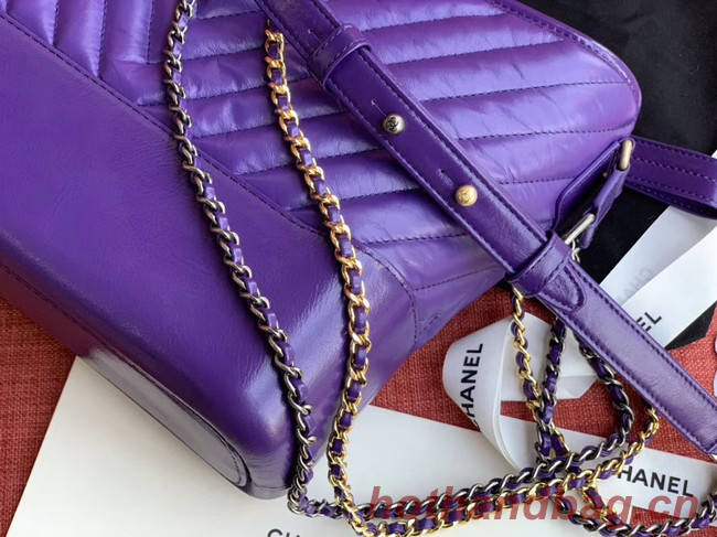 Chanel gabrielle hobo bag A93824 purple