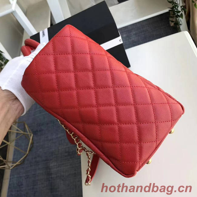 Chanel Original large shopping bag Grained Calfskin A93525 red