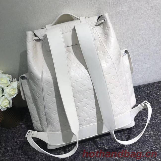 Louis Vuitton CHRISTOPHER Large backpack M53285 white