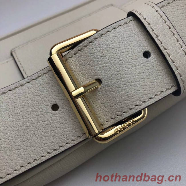Gucci GG Original Leather belt bag 519308 white
