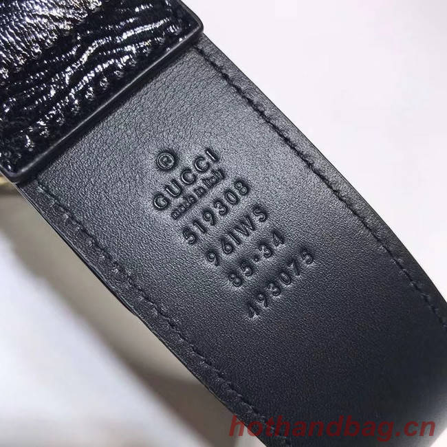 Gucci Nubuck leather belt bag 519308 brown&black