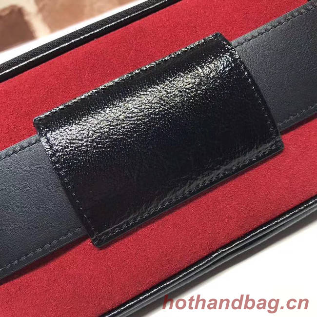 Gucci Nubuck leather belt bag 519308 red&black