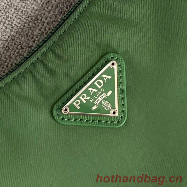 Prada Re-Edition nylon Tote bag 91204 green
