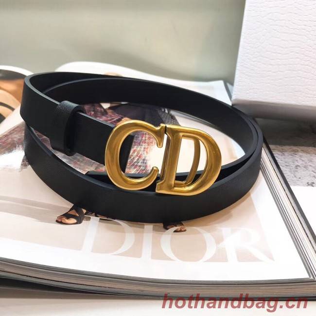 Dior Calf Leather Belt Wide with 20mm 5361 black