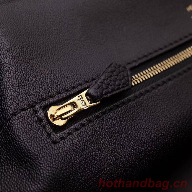 Hermes Kelly togo Leather Tote Bag H2424 black
