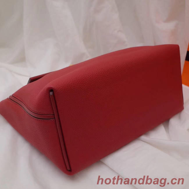 Hermes Kelly togo Leather Tote Bag H2424 red