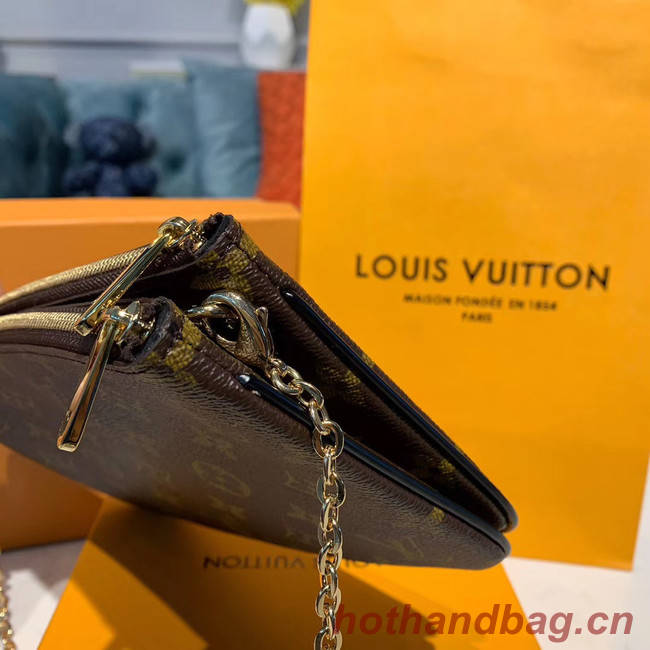 Louis Vuitton POCHETTE DOUBLE ZIP Chain bag M63905
