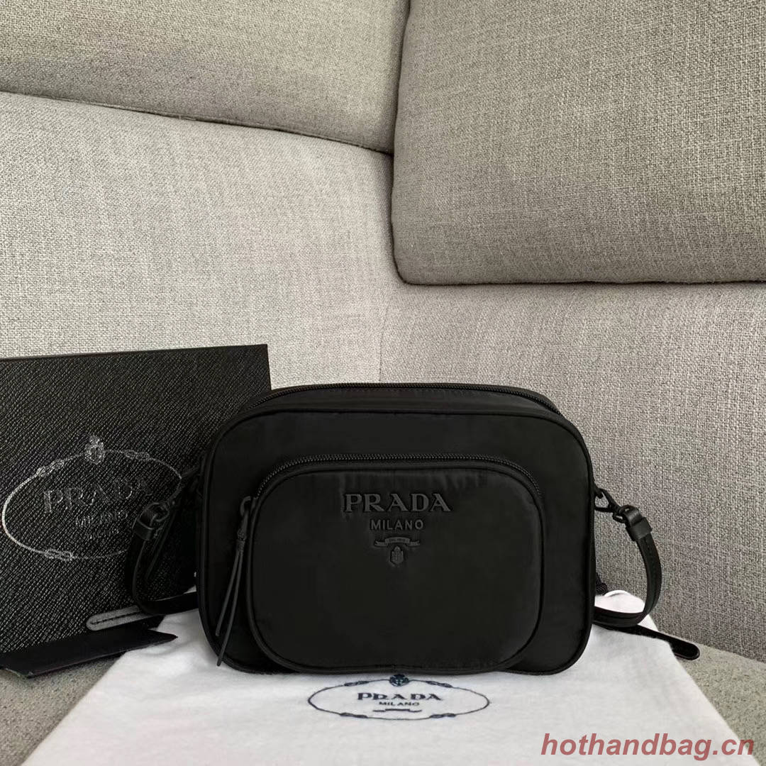 Prada Nylon Shoulder Bag 81199 black